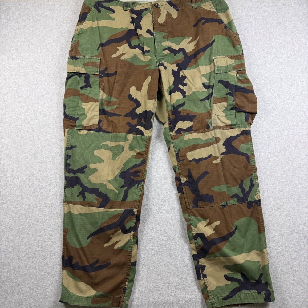 Propper Cargo Pants Men's XL Camo Woodland Ripstop Military Style Trousers